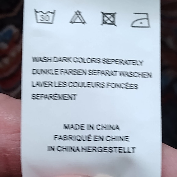 Halife Vintage EthnicStyle Printed Tassel Tie Neck Loose Fit Bohemian Medium - Picture 16 of 16